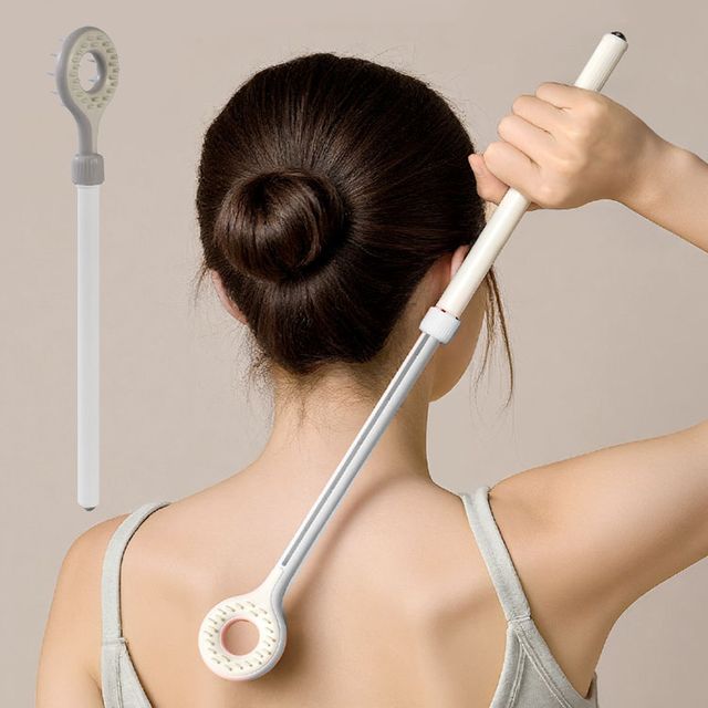 장만A811 신개념 효자손 등긁게 등긁개 접이식 마사지 롤러