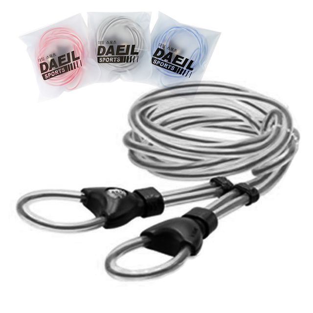 대일DI 001 손잡이없는 슬림 줄넘기 간편휴대 초소형
