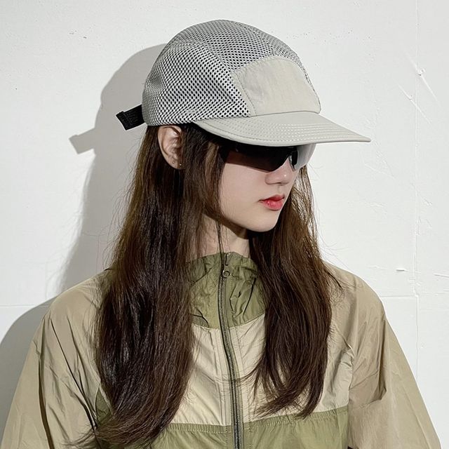 나일론 캠프캡 메쉬 마라톤 트레일 러닝 테니스 모자