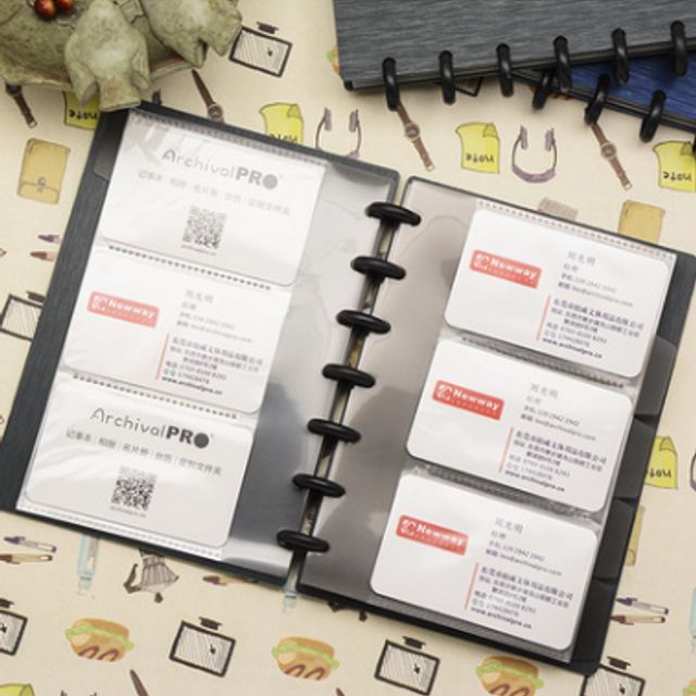 키밍 120P 명함철 명함보관 명함북 명함케이스