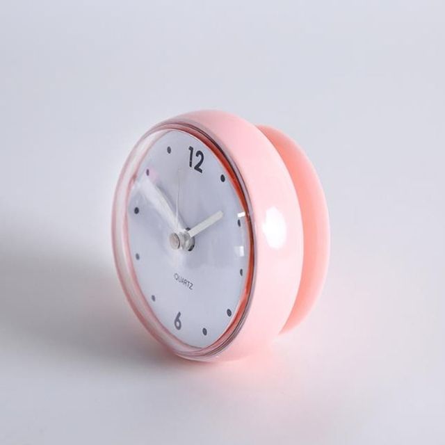 방수 욕실 흡착식 시계 4컬러 주방용 타이머