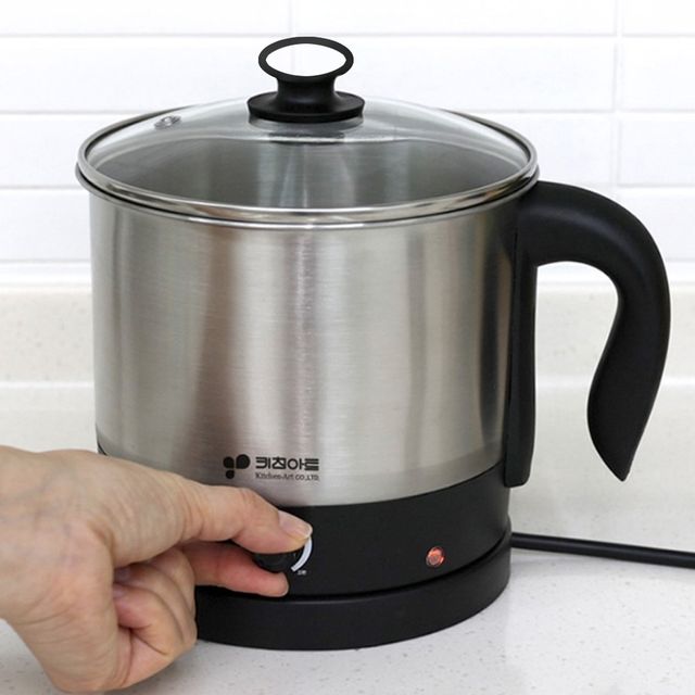 키친아트2007 허브 멀티포트 1.8L 라면쿠커 라면포트 전기냄비 전기쿠커