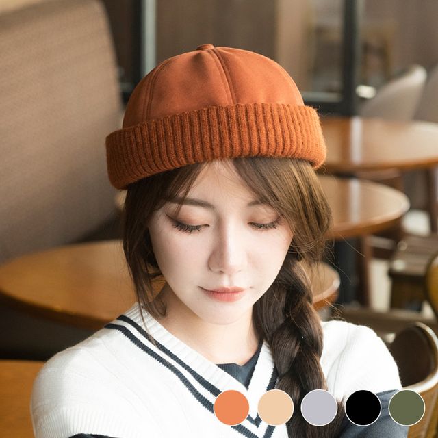 남여공용 비니 스타일 챙니트 와치캡 URD-1004037