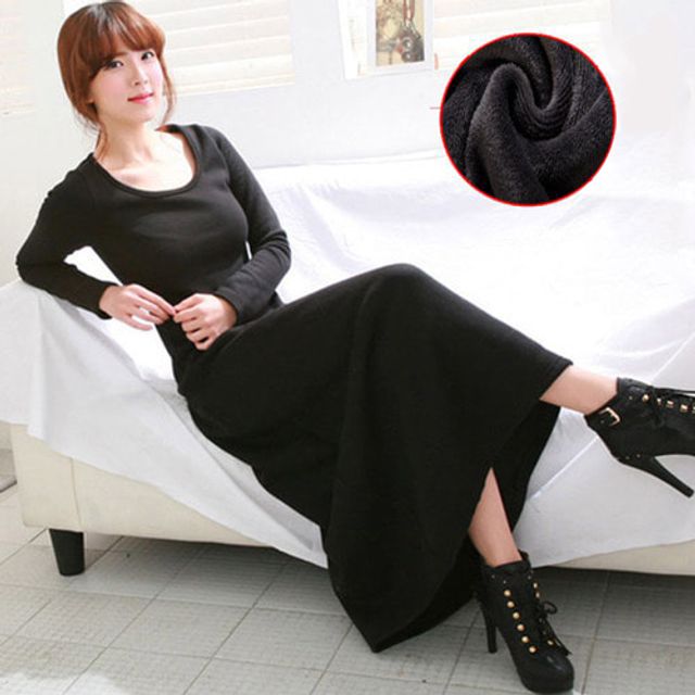 안감퍼 롱원피스 SD-6883