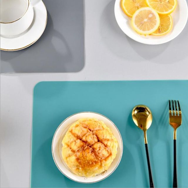 키밍 실리콘 방수 식탁보 심플 테이블매트 식탁 깔개