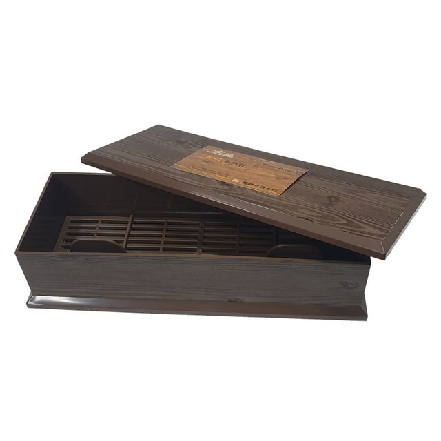 옹이 나무무늬 나무무늬 업소용 수저함 불투명