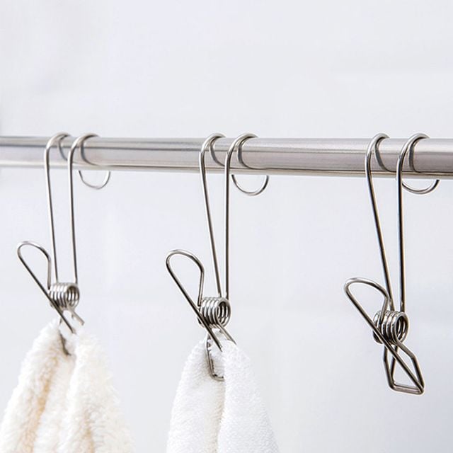 스테인리스 걸이형 빨래집게 10개 LMCF-0149