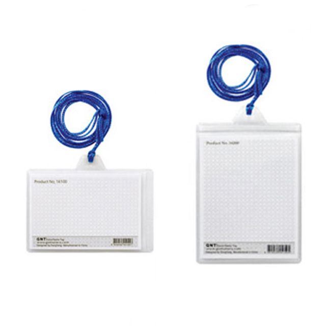 GNT명찰 보급형 소형 목걸이명찰 100매 - 이름표 알뜰