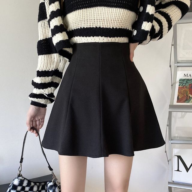 A라인 하이웨스트 숏스커트 OSM-1005947