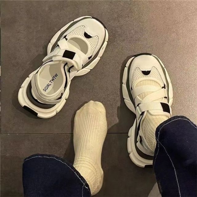 여성 메쉬 스트랩 단화 DS-0314