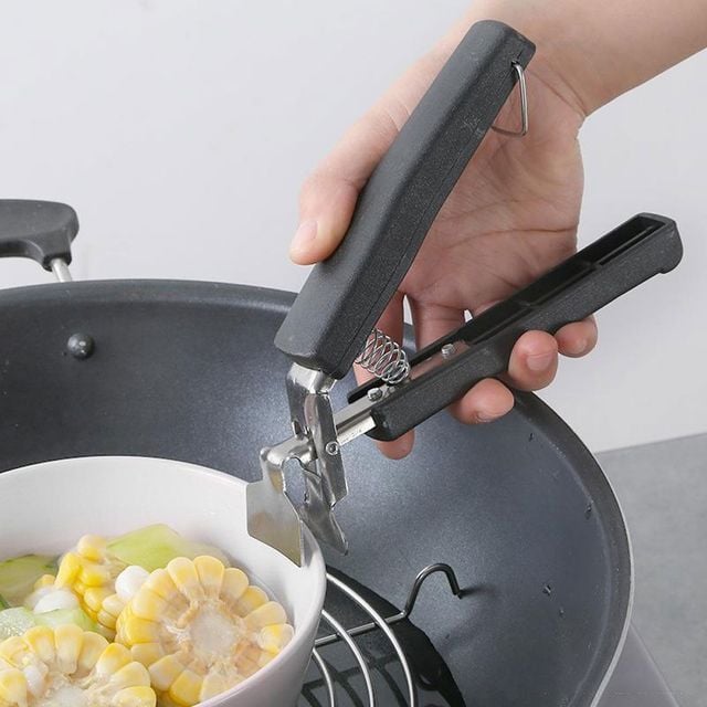 뚝배기 스텐 그릇집게 손잡이 캠핑집게