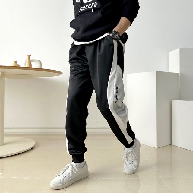 밴딩 추리닝 바지 편한 간절기 슬림 조거 스웻 팬츠