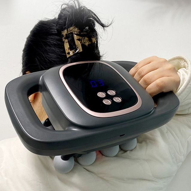 벤하임BBRM08001 무선 12볼헤드 마사지건 어께 허리 안마기 롤러 안마건