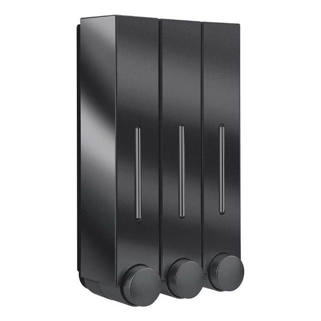 벽걸이 샴푸 디스펜서 3구 물비누 세제통 호텔용 세트