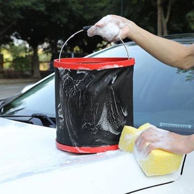 접이식 세차 버킷 세차도구 물통 편리한 세차용품