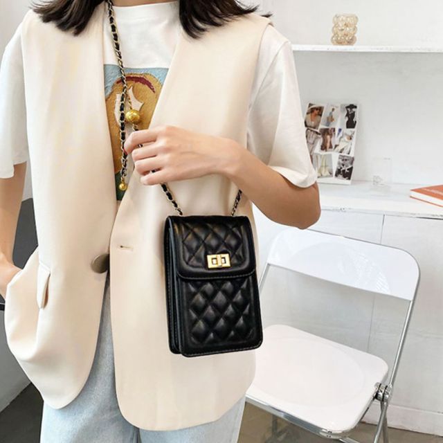 여성 데일리 숄더백 미니 패션 크로스백 블랙 가방