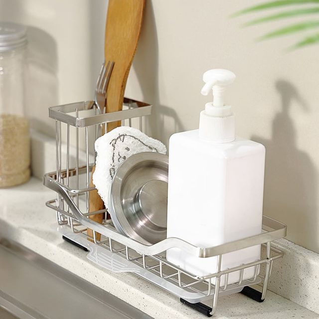수세미걸이 거치대 주방정리소품 세제랙 받치대 홀더