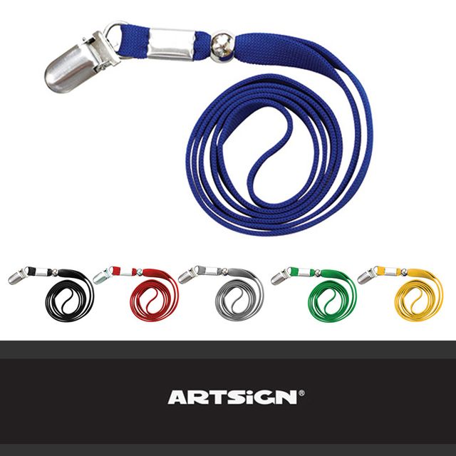 명찰 6칼라 밴드링 클립목걸이줄 10개