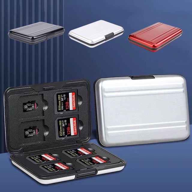 메모리 카드 보관 케이스 수납 휴대용 방진 방습