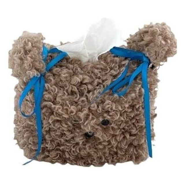 귀여운 강아지 디자인 티슈 케이스 탁상용 화장지 홀더