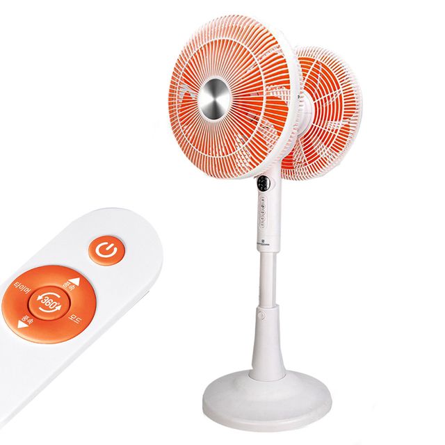 짐머만9112 더블헤더 양면 9엽 360도 선풍기 리모컨