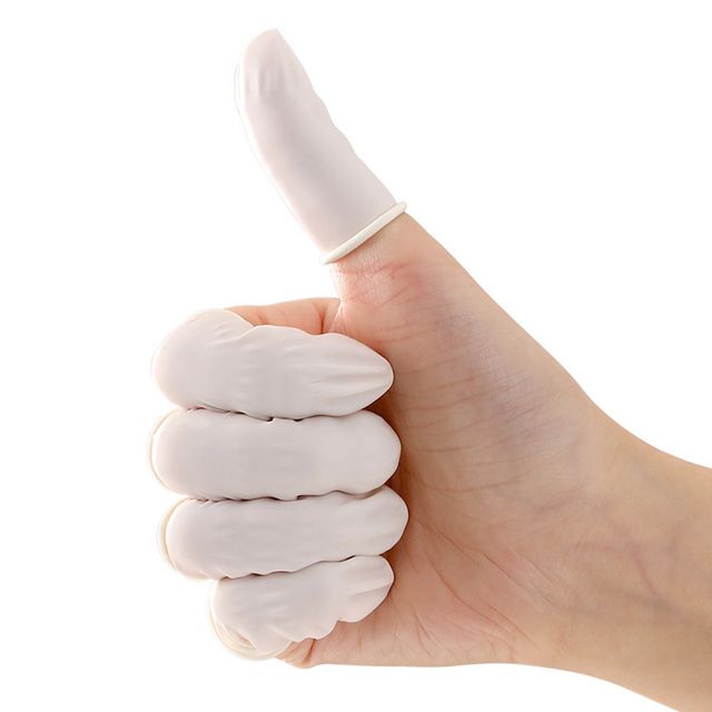 손가락 골무 라텍스 장갑 100P LMCF-0028