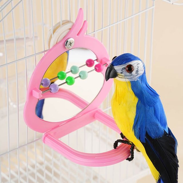 키밍 앵무새 방울 거울 장난감 놀이터 조류용품 그네