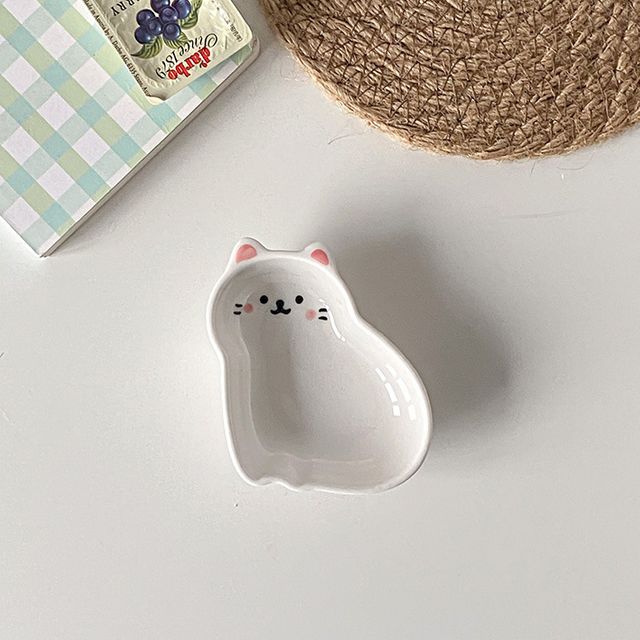 꼬마고양이 도자기 소스볼 미니 종지 CHS-1007166