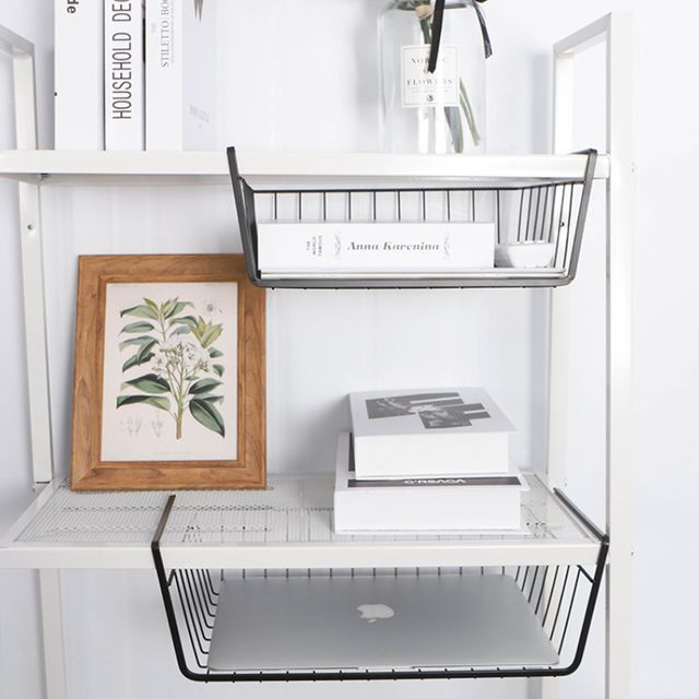키밍 메탈 공간 활용 수납 선반 거실 문걸이 정리대