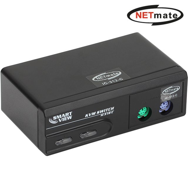 IC-312-C COMBO RGB KVM 2포트 스위치(PS2)