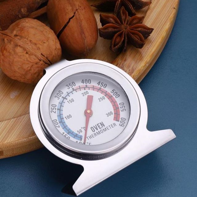 오븐용 온도계 300도 베이킹 후크형 실리콘 손잡이