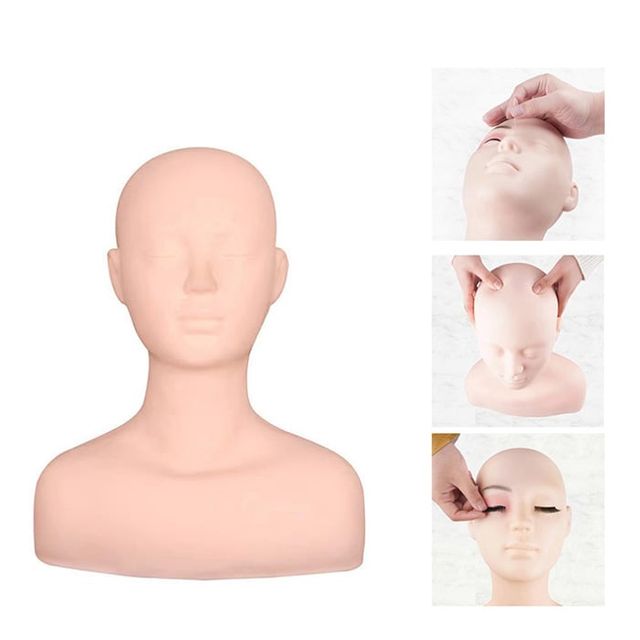 피부마사지 마네킹 미용모델 얼굴 실습용 연습용