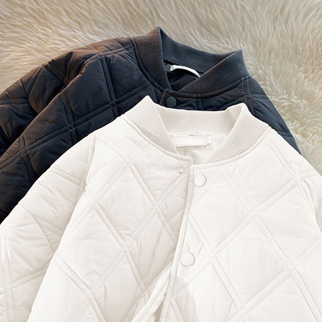 다이아 누빔 패딩 자켓 한파 보온 퀄팅 TK-1005236