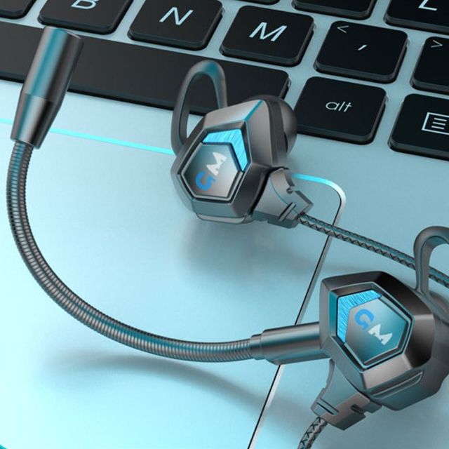 게이밍 이어폰 탈부착 붐 마이크 고음질 이어셋