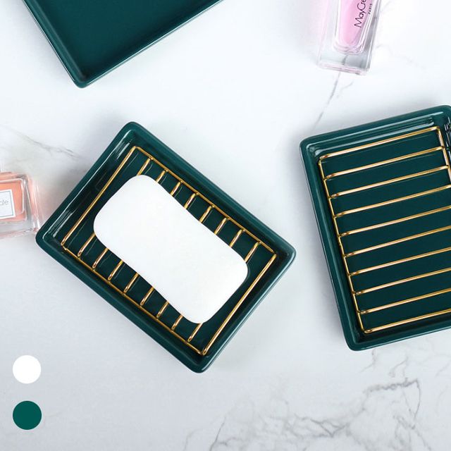 키밍 도자기 비누 트레이 비누받침 비누홀더 세라믹