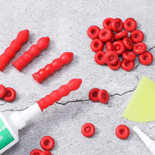 라텍스 실리콘 노즐 뚜껑 마개 덮개 캡 커버 1개입