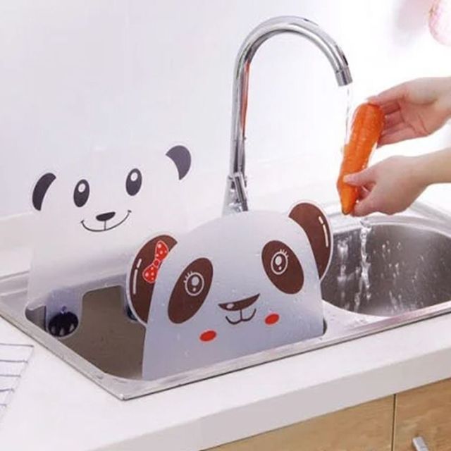 실리콘 싱크대 물막이 방수 설거지 물튀김 방지용품