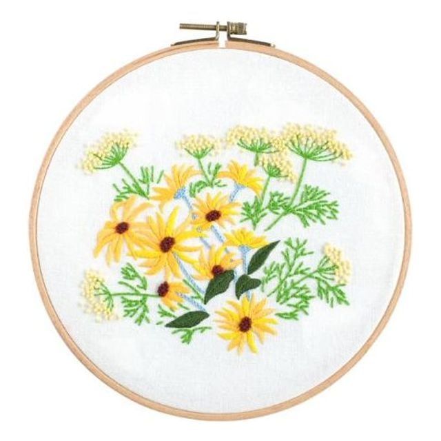 프랑스 자수 꽃 패키지 취미 키트 수작업 세트