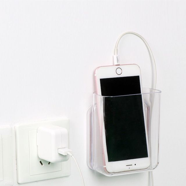 다용도 벽걸이 휴대폰 리모콘 거치대 수납홀더