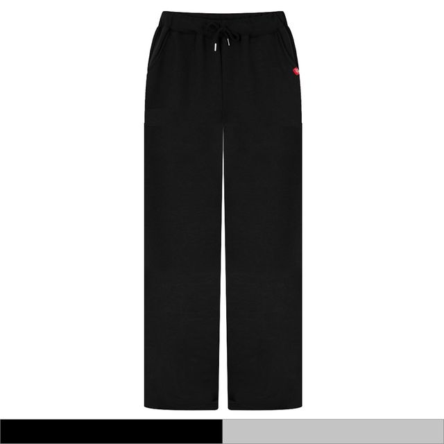 페런 남녀공용 무지 기모 와이드 팬츠 SD-221074