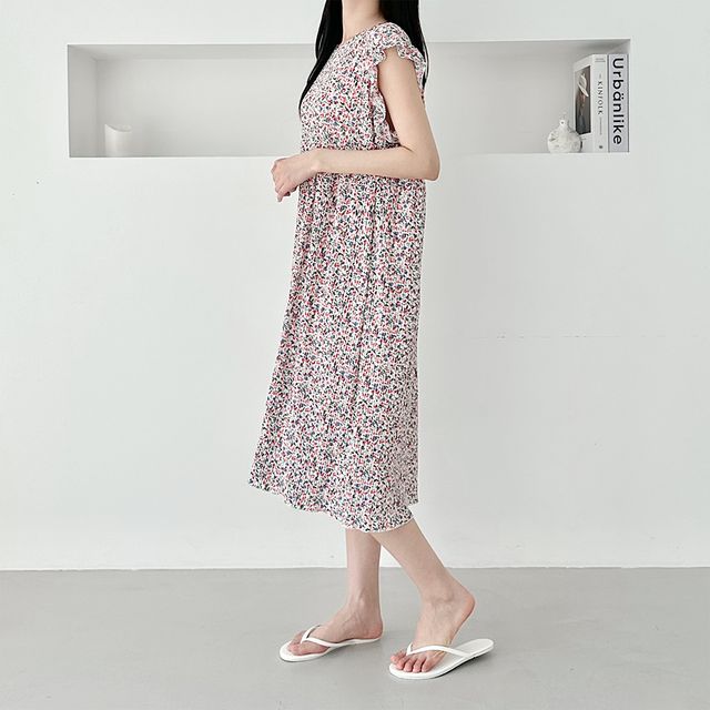 냉주름 어깨 프릴 나시원피스 10컬러 SD-250711