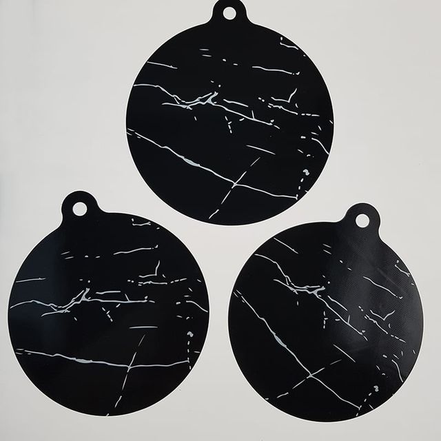 키밍 인덕션 보호매트 원형 3종세트 냄비받침 패드