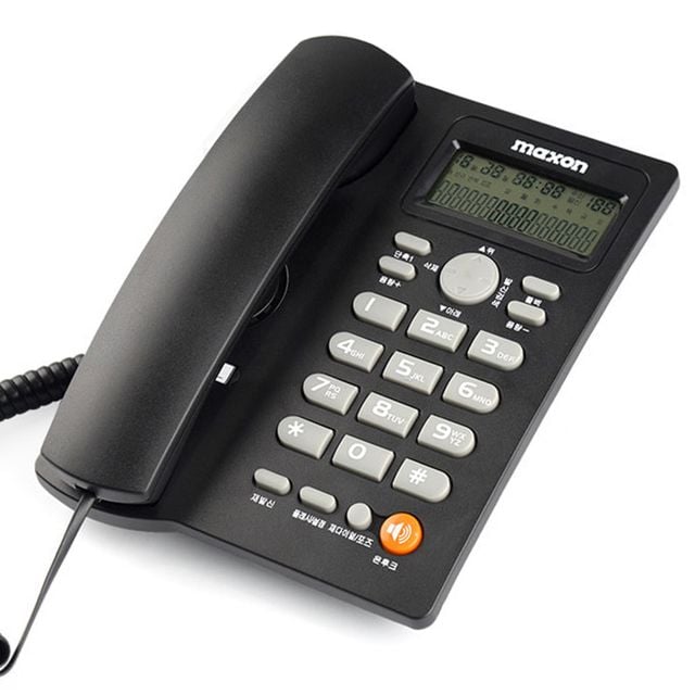 맥슨M20 발신표시 CID 유선전화기 통화시간표시