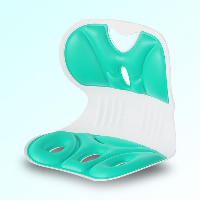 바른자세 보조 체어 등받이 허리받침 접이식 좌식의자