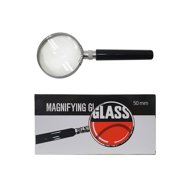 표준 보통 유리 돋보기 50mm 미니