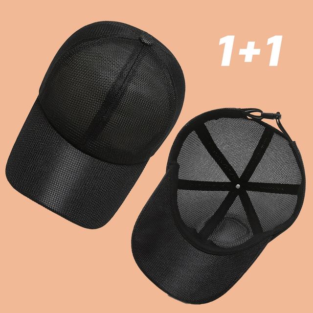 1+1 망사캡 모자 볼캡 야구모자 등산모자 캠핑모자