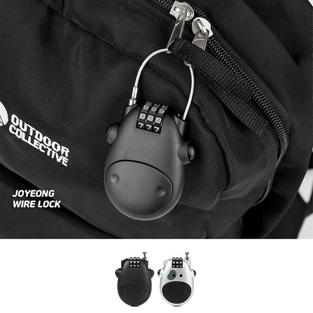 캐릭터 와이어 자물쇠 비밀번호 사물함 도난방지