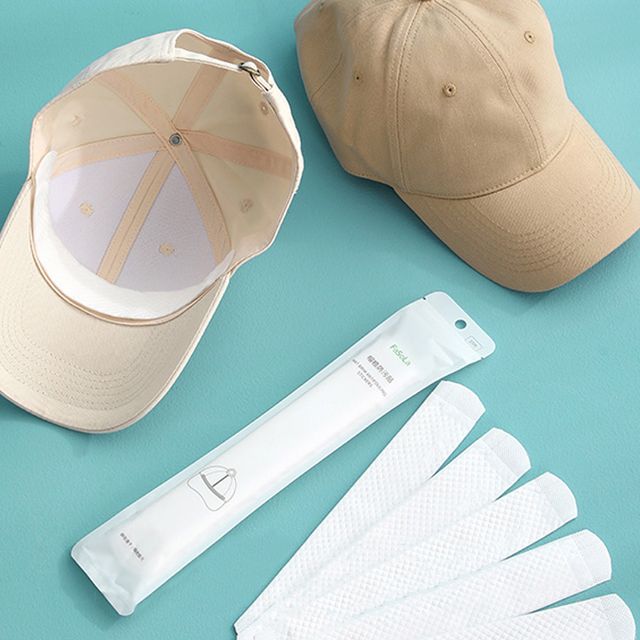 장만A689 모자챙 땀흡수 부직포테이프 10개 보호패드 땀패드 하이바 와이셔츠