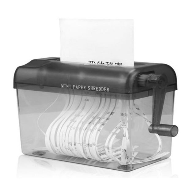 수동 A4용지 파쇄기 탁상용 개인용 세단기 세절기
