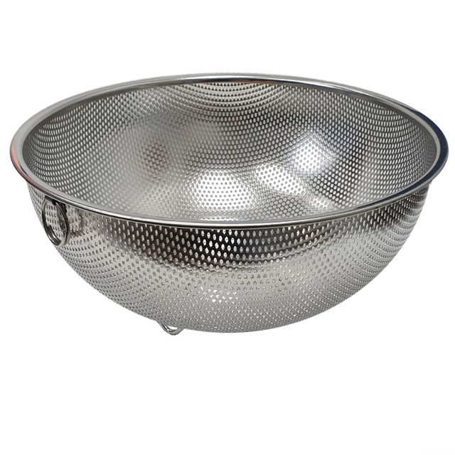 고리 원형보울 스텐 타공 채반바구니 6호 특대